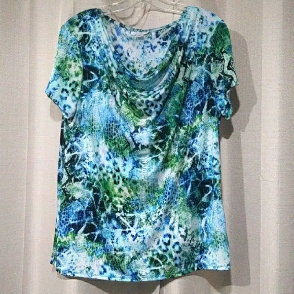 Jaclyn Smith Tops - NW/o Tag Women's Multicolor Patterned Top New Without Tags Jaclyn Smith Large